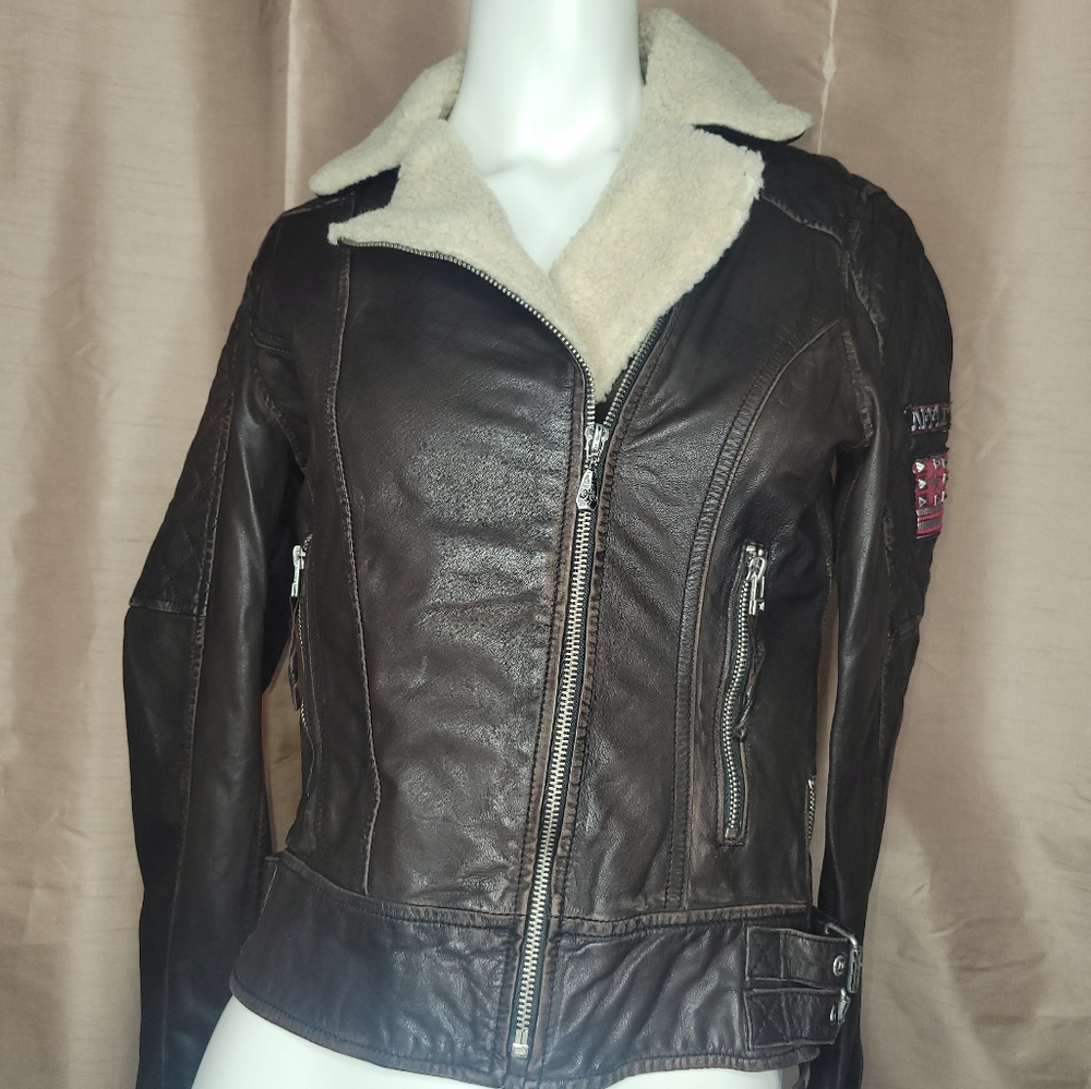 Affliction leather Jacket